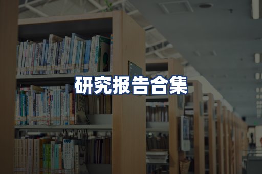 研究报告合集